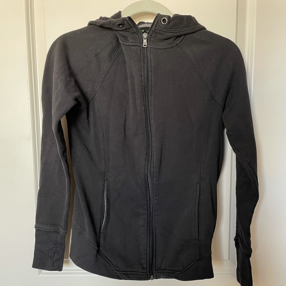 Tek Gear womens black zip up hoodie